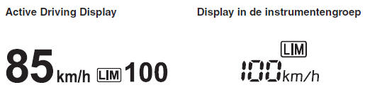 Instellingsdisplay