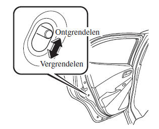 Kindersloten van achterportieren