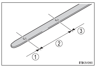Platte peilstok