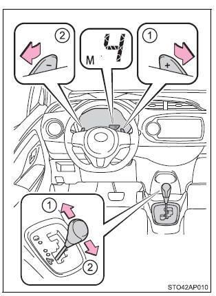 Schakelen in de sequentiële shiftmatic-sportmodus met 7 versnellingen