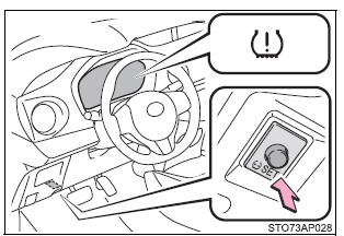 Toyota Yaris: Initialiseren van het bandenspanningswaarschuwingssysteem ...